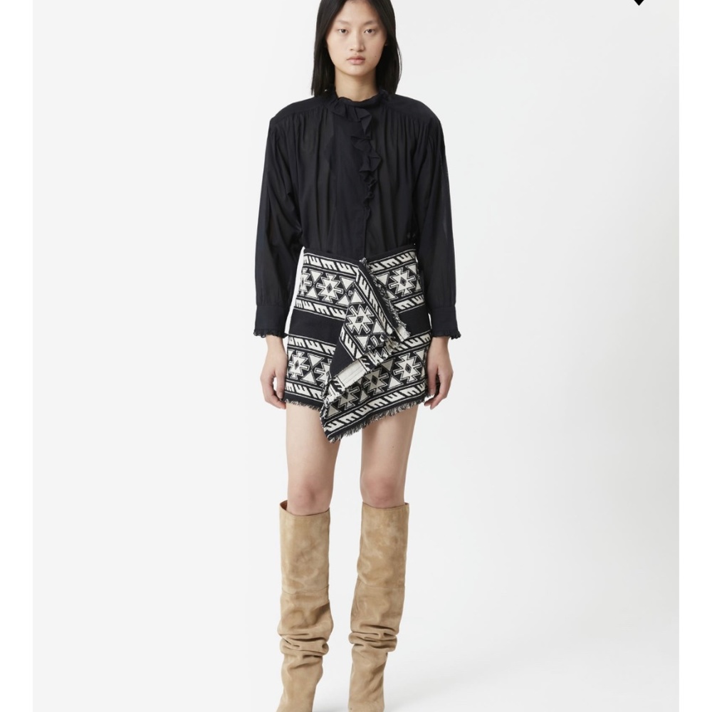 Isabel Marant JILOA JACQUARD MINISKIRT